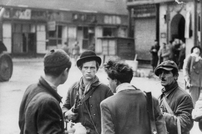 Ούγγροι αντάρτες, Βουδαπέστη, 1956.