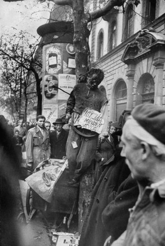 "Δικαιοσύνη του δρόμου" που απονεμήθηκε από αντάρτες κατά τη διάρκεια της Ουγγρικής Επανάστασης, 1956.
